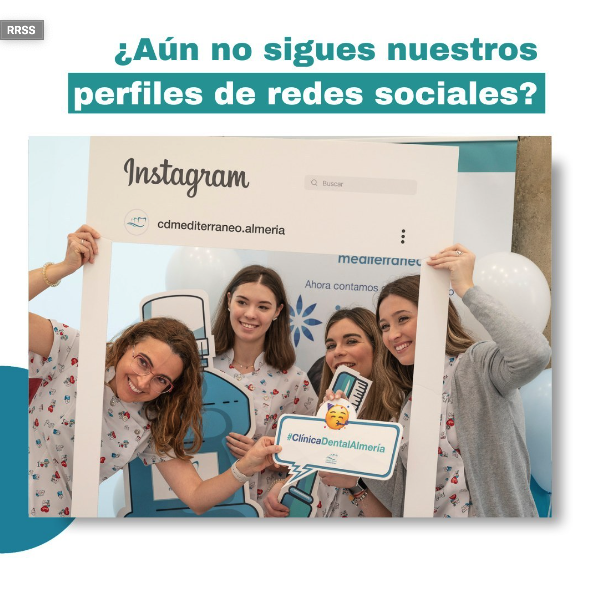 Post de las redes sociales de Clínica Dental Mediterráneo